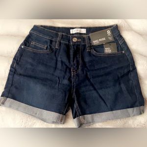 Dark Denim Shorts